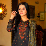 Malai Unstitched 3Pcs Suit V1 - NZ-07, Women, 3Pcs Shalwar Suit, Chase Value, Chase Value