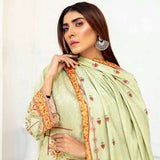 Nazik Karandi Chicken Kari Unstitched 3Pcs Suit - 6532, Women, 3Pcs Shalwar Suit, Rashid Textile, Chase Value