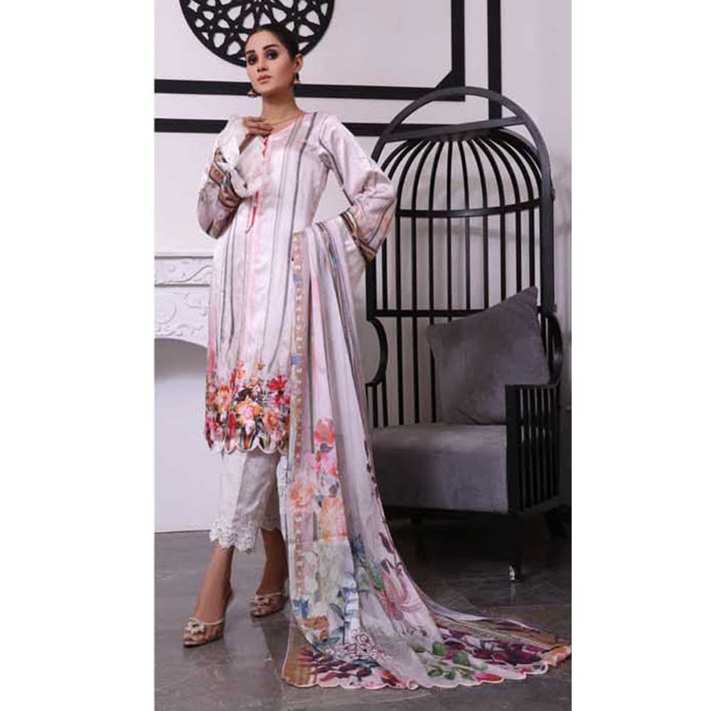 Revishen Sharlmoze Silk Unstitched 2Pcs Suit V1-5, Women, 2Pcs Shalwar Suit, Regalia Textiles, Chase Value