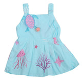 Newborn Girls Frock - Sea Green, Kids, NB Girls Frocks, Chase Value, Chase Value