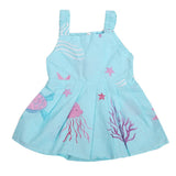 Newborn Girls Frock - Sea Green, Kids, NB Girls Frocks, Chase Value, Chase Value