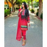 Sunaina Malai Unstitched 3Pcs Suit - 3, Women, 3Pcs Shalwar Suit, Chase Value, Chase Value