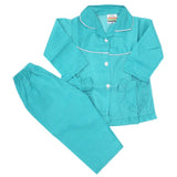 Girls Full Sleeves Night Suit - Sea Green, Kids, Girls Sets And Suits, Chase Value, Chase Value