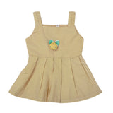 Newborn Girls Frock - Golden, Kids, NB Girls Frocks, Chase Value, Chase Value