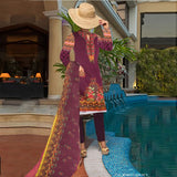 Khadde Printed Lawn 3 Piece Un-Stitched Suit - 18, Women, 3Pcs Shalwar Suit, United Textiles, Chase Value