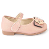Girls Fancy Pumps -(A2080) - Beige, Kids, Pump, Chase Value, Chase Value