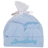 Infants Cap Set 6125 (766)-Blue, Kids, Caps And Sets, Chase Value, Chase Value