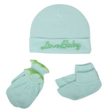 Infants Cap Set 6125 (766)-Cyan, Kids, Caps And Sets, Chase Value, Chase Value