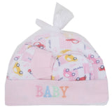 Infants Cap Set 6125 (766)-Pink, Kids, Caps And Sets, Chase Value, Chase Value