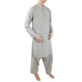 Men's Mashriq Regular Slim Shalwar Suit - Ash Grey, Men, Shalwar Kameez, Chase Value, Chase Value
