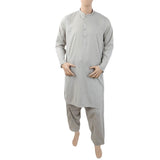 Men's Mashriq Regular Slim Shalwar Suit - Ash Grey, Men, Shalwar Kameez, Chase Value, Chase Value