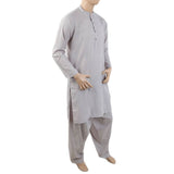 Men's Mashriq Regular Slim Shalwar Suit - Light Grey, Men, Shalwar Kameez, Chase Value, Chase Value