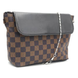Women's Shoulder Bag K-1234 - Black & Coffee, Women, Bags, Chase Value, Chase Value