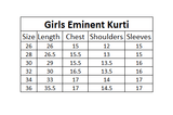 Girls Embroidered Kurti - Coffee, Kids, Girls Kurti, Chase Value, Chase Value