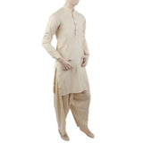 Men's Mashriq Slim Fit Suit - Fawn, Men, Shalwar Kameez, Chase Value, Chase Value