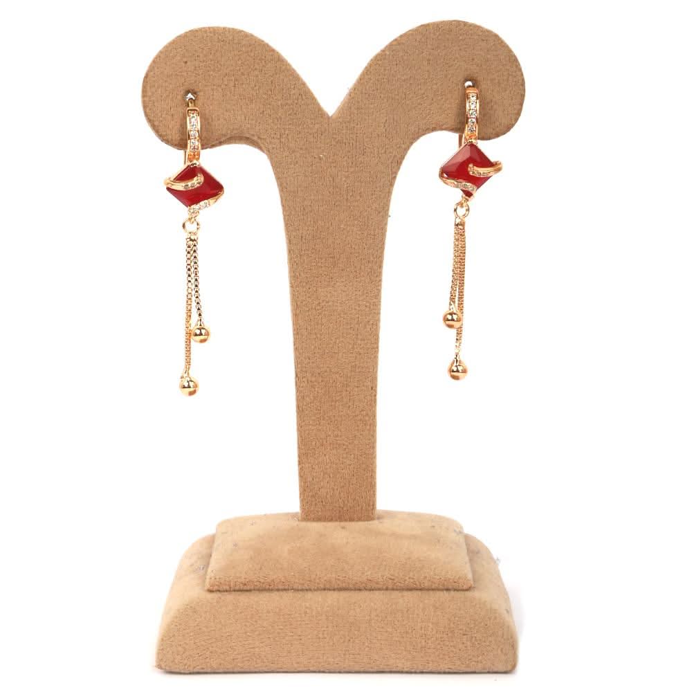 Women's Earring - Maroon, Women, Earrings & Tops, Chase Value, Chase Value