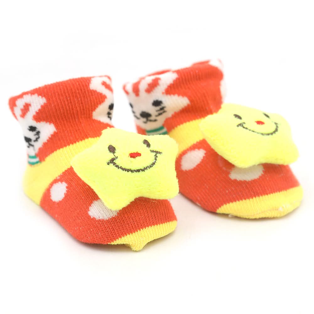 Baby Socks Booties - Orange, Kids, NB Shoes And Socks, Chase Value, Chase Value