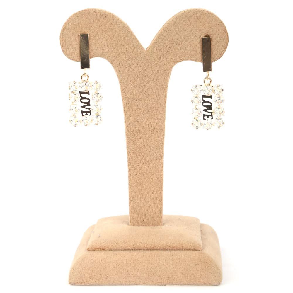 Women's Long Earring - Golden, Women, Earrings & Tops, Chase Value, Chase Value