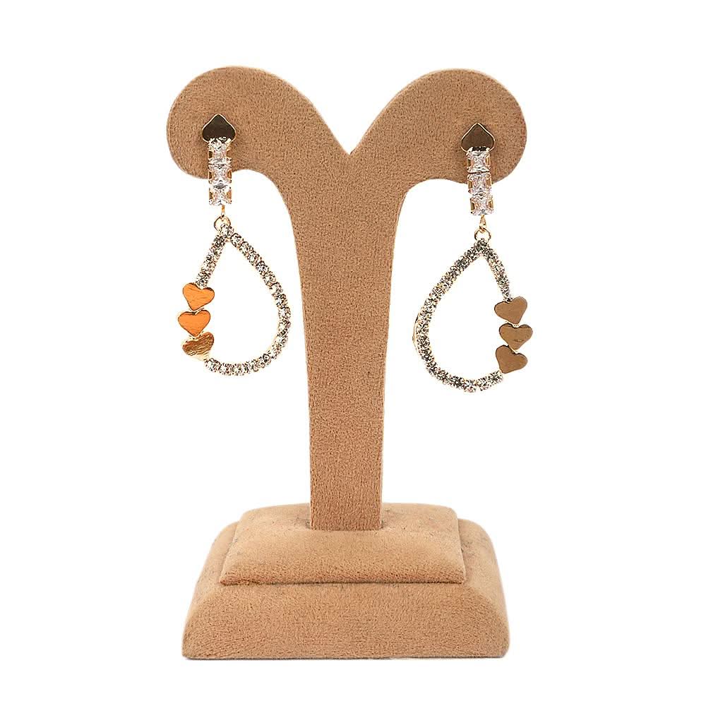Women's Long Earing - Golden, Women, Earrings & Tops, Chase Value, Chase Value