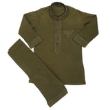 Boys Embroidered Shalwar Suit - Green, Kids, Boys Shalwar Kameez, Chase Value, Chase Value