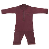 Boys Embroidered Shalwar Suit - Maroon, Kids, Boys Shalwar Kameez, Chase Value, Chase Value