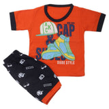 Boys Half Sleeves Suits 9076 - Orange, Kids, Boys Sets And Suits, Chase Value, Chase Value