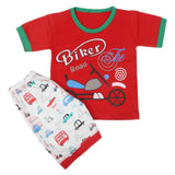 Boys Half Sleeves Suits 9105 - Red, Kids, Boys Sets And Suits, Chase Value, Chase Value