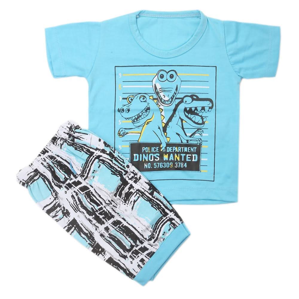 Boys Half Sleeves Suits 9106 - Blue, Kids, Boys Sets And Suits, Chase Value, Chase Value