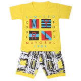 Boys Half Sleeves Suits 9108 - Yellow, Kids, Boys Sets And Suits, Chase Value, Chase Value