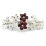 Women's Hair Pins (AY-146) - Maroon Silver, Women, Hair And Head Jewellery, Chase Value, Chase Value