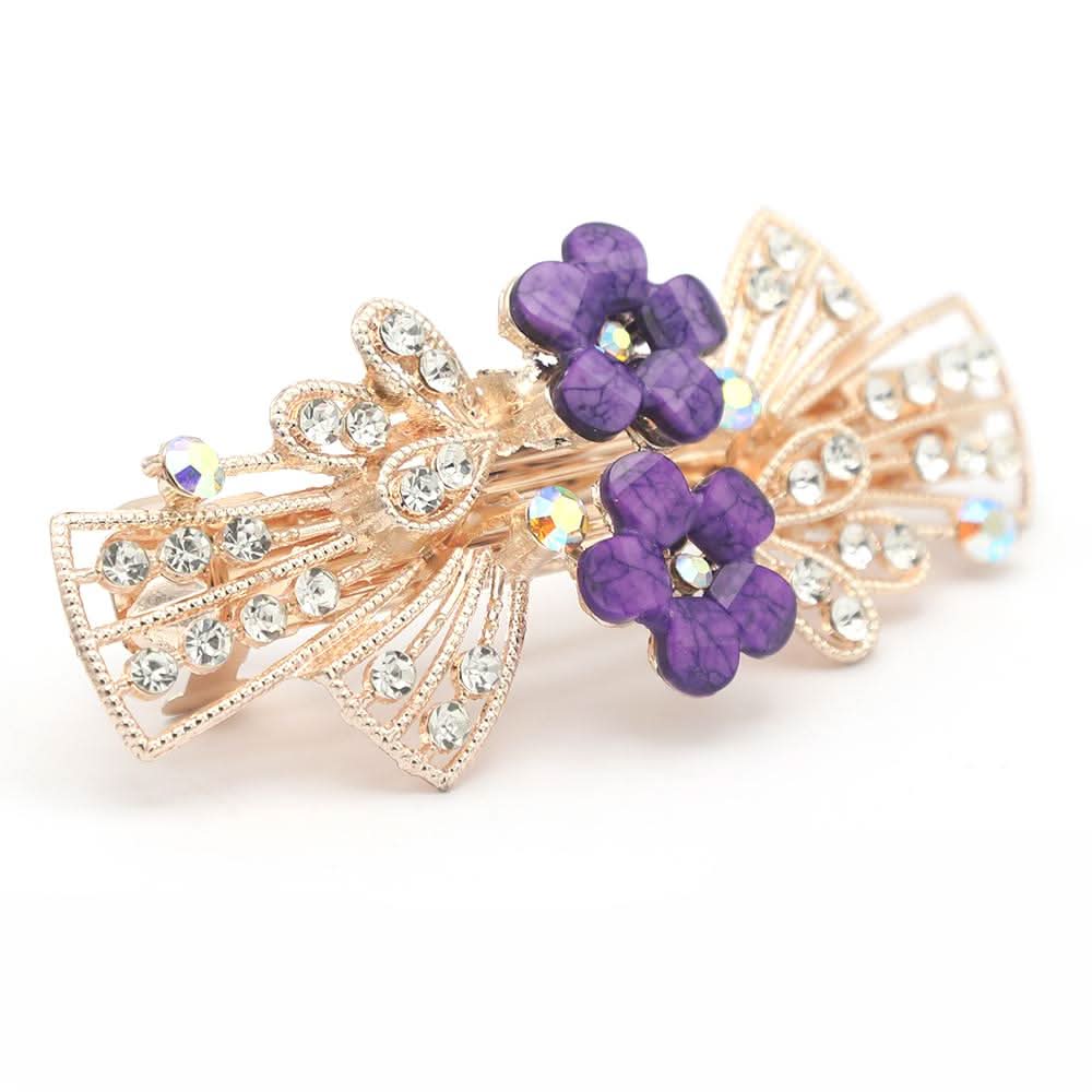 Women's Hair Pins (AY-146) - Purple Golden, Women, Hair And Head Jewellery, Chase Value, Chase Value