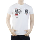 Men's Half Sleeves T-Shirt - White, Men, T-Shirts And Polos, Chase Value, Chase Value
