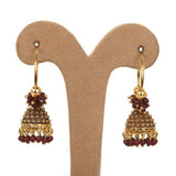 Women's Jhumki - Maroon, Women, Earrings & Tops, Chase Value, Chase Value