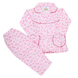 Girls Full Sleeves Night Suit - Pink, Kids, Girls Sets And Suits, Chase Value, Chase Value