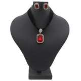 Women's Choker Set - Red, Women, Chains & Lockets, Chase Value, Chase Value