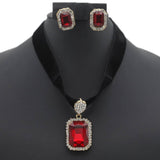 Women's Choker Set - Red, Women, Chains & Lockets, Chase Value, Chase Value