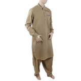 Men's Mashriq Slim Fit Kurta Shalwar - Beige, Men, Shalwar Kameez, Chase Value, Chase Value