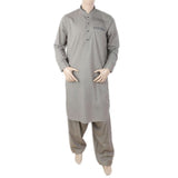 Men's Mashriq Slim Fit Kurta Shalwar - Grey, Men, Shalwar Kameez, Chase Value, Chase Value