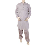 Men's Mashriq Slim Fit Kurta Shalwar - Light Purple, Men, Shalwar Kameez, Chase Value, Chase Value