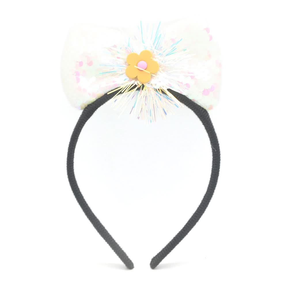 Girls Hair Band (Ay-211) - White, Kids, Hair Accessories, Chase Value, Chase Value