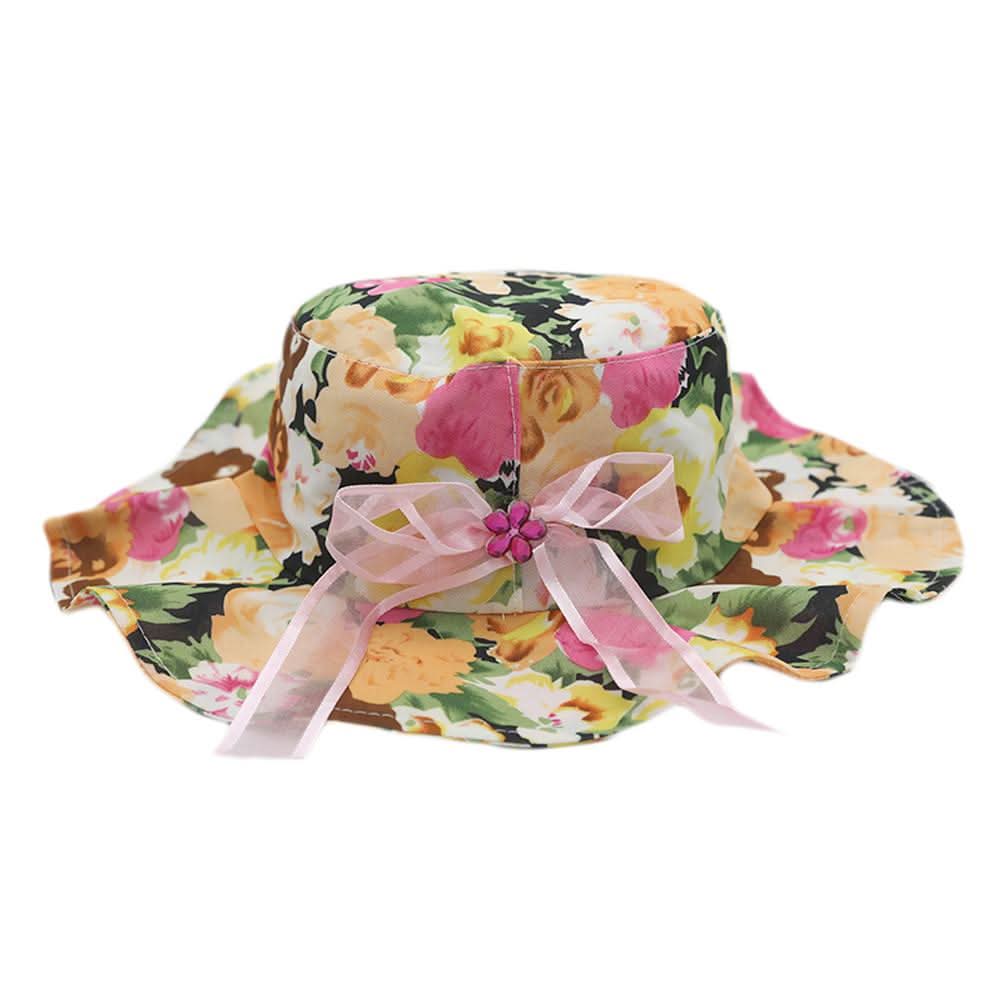 Girls Floppy Cap - Multi, Kids, Girls Caps And Hats, Chase Value, Chase Value