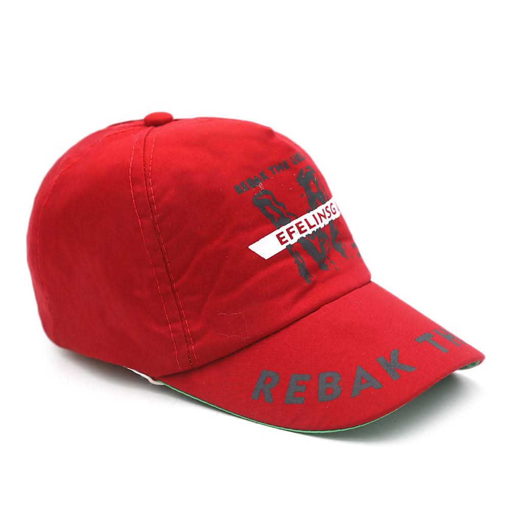 Kids P-Cap - Red, Kids, Boys Caps And Hats, Chase Value, Chase Value