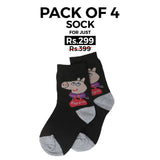 Boys Socks RS1051 - Black, Kids, Boys Socks, Chase Value, Chase Value