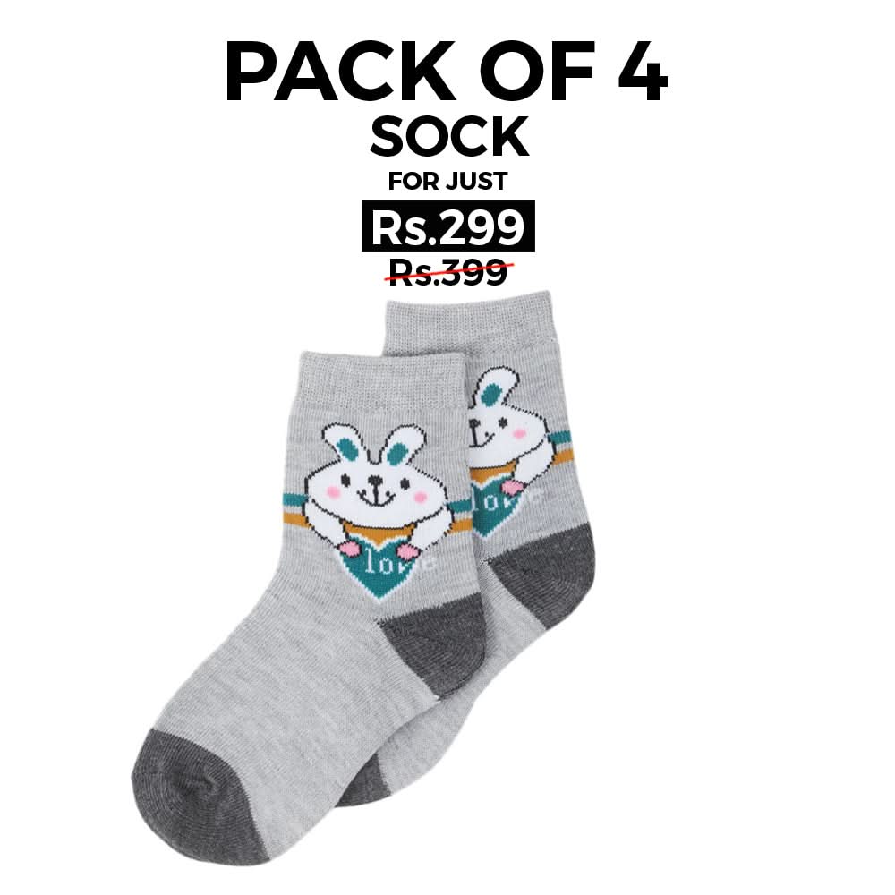 Boys Socks RS1051 - Grey, Kids, Boys Socks, Chase Value, Chase Value