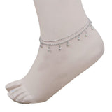 Women's Anklet (AY-143) - Silver, Women, Foot Jewellery, Chase Value, Chase Value