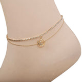 Women's Anklet (AY-143) - Golden, Women, Foot Jewellery, Chase Value, Chase Value