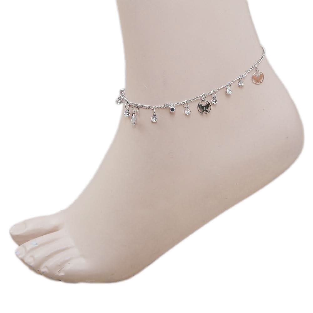 Women's Anklet (AY-143) - Silver, Women, Foot Jewellery, Chase Value, Chase Value