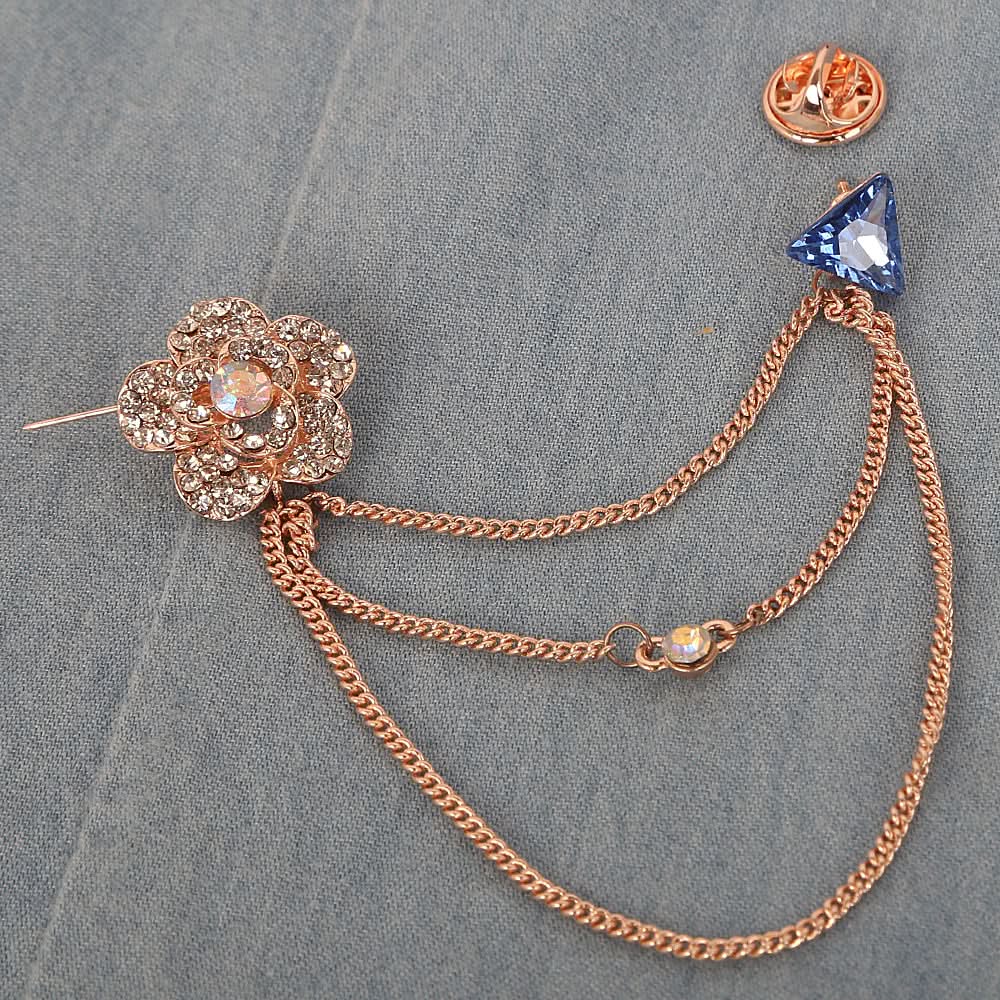 Broches-Royal-Blue, Women, Scarf Pins & Brooches, Chase Value, Chase Value