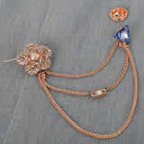Broches-Royal-Blue, Women, Scarf Pins & Brooches, Chase Value, Chase Value