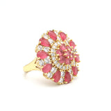 Women's Locket Set With Ring-Red-A, Women, Chains & Lockets, Chase Value, Chase Value